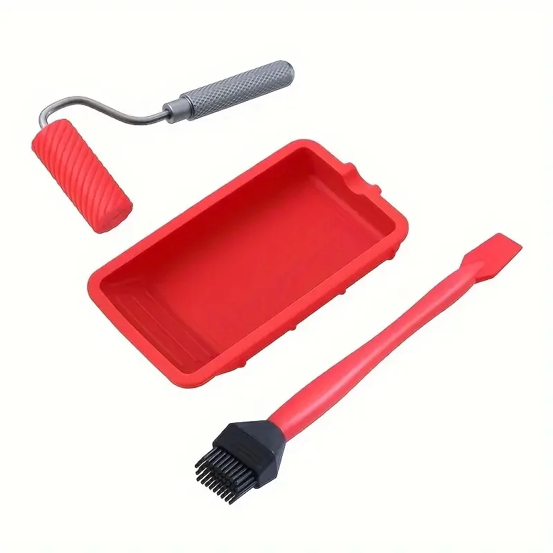 Woodworking Projects Art - Silicone Glue Roller with Tray 1-7/8