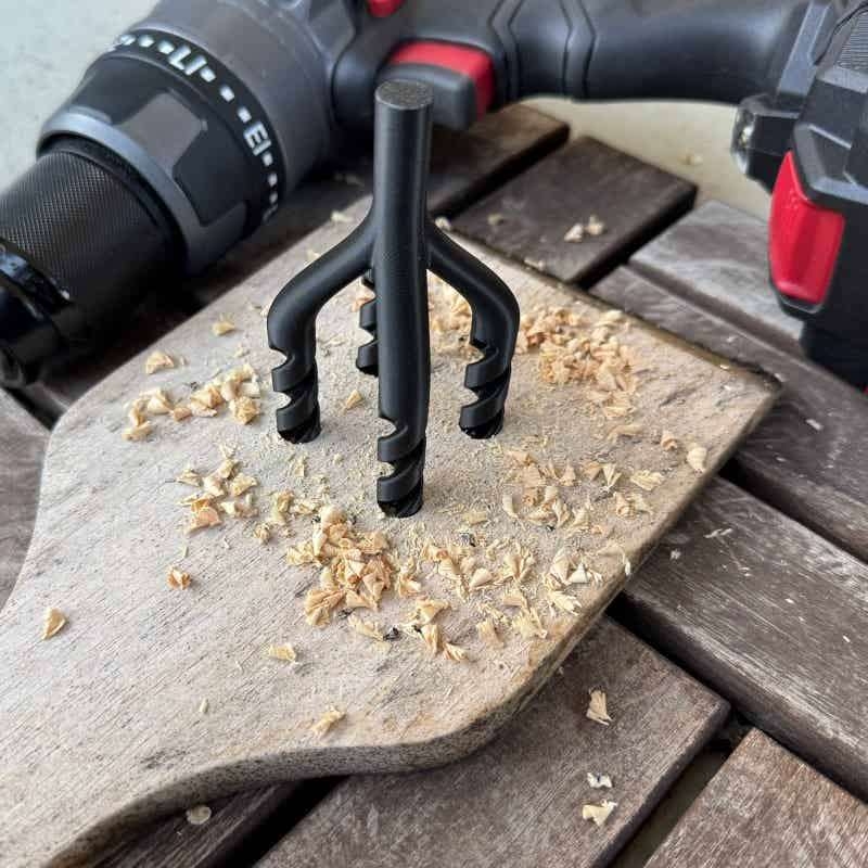 Woodworking Jokes - Plastic Four Prank Drill Bit Toy