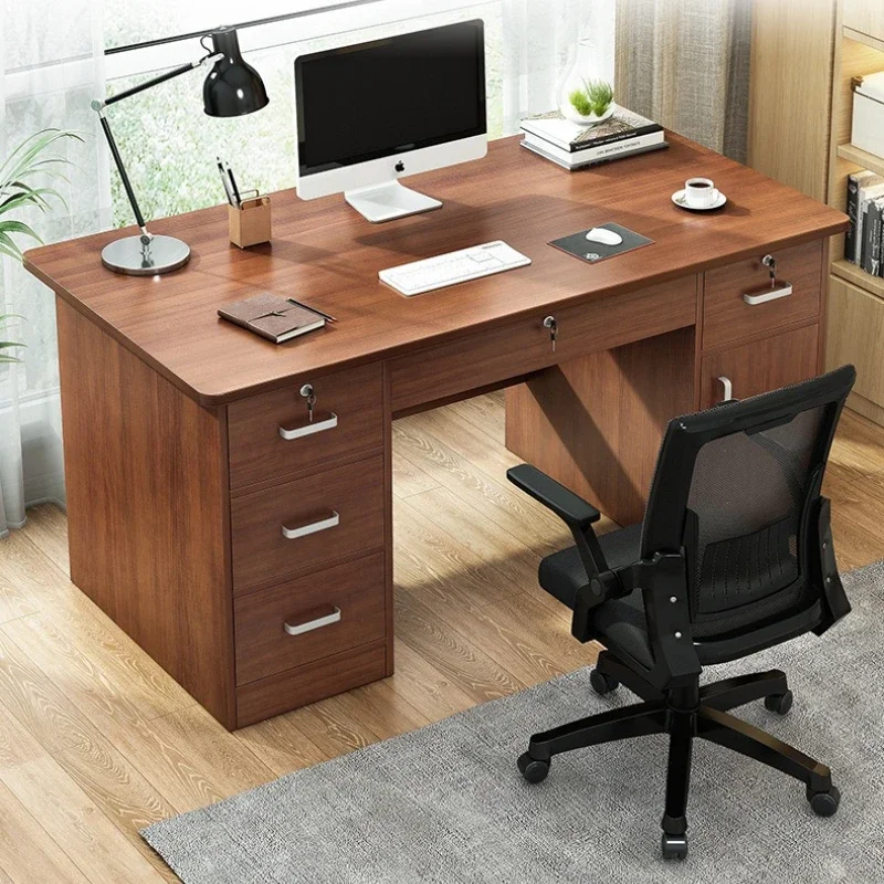 Woodworking Plans - Multi-functional Computer desk Desktop with drawers