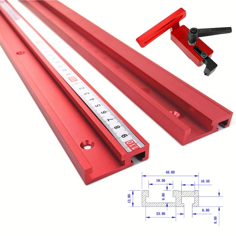 1PC Chute Aluminium alloy T-tr - Woodworking Plans 评论和价格