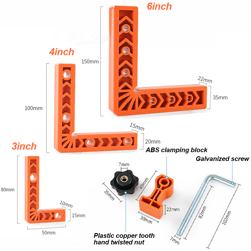 2 Sets of 3/4/6-inch Locking a - Woodworking Meaning 评论和价格
