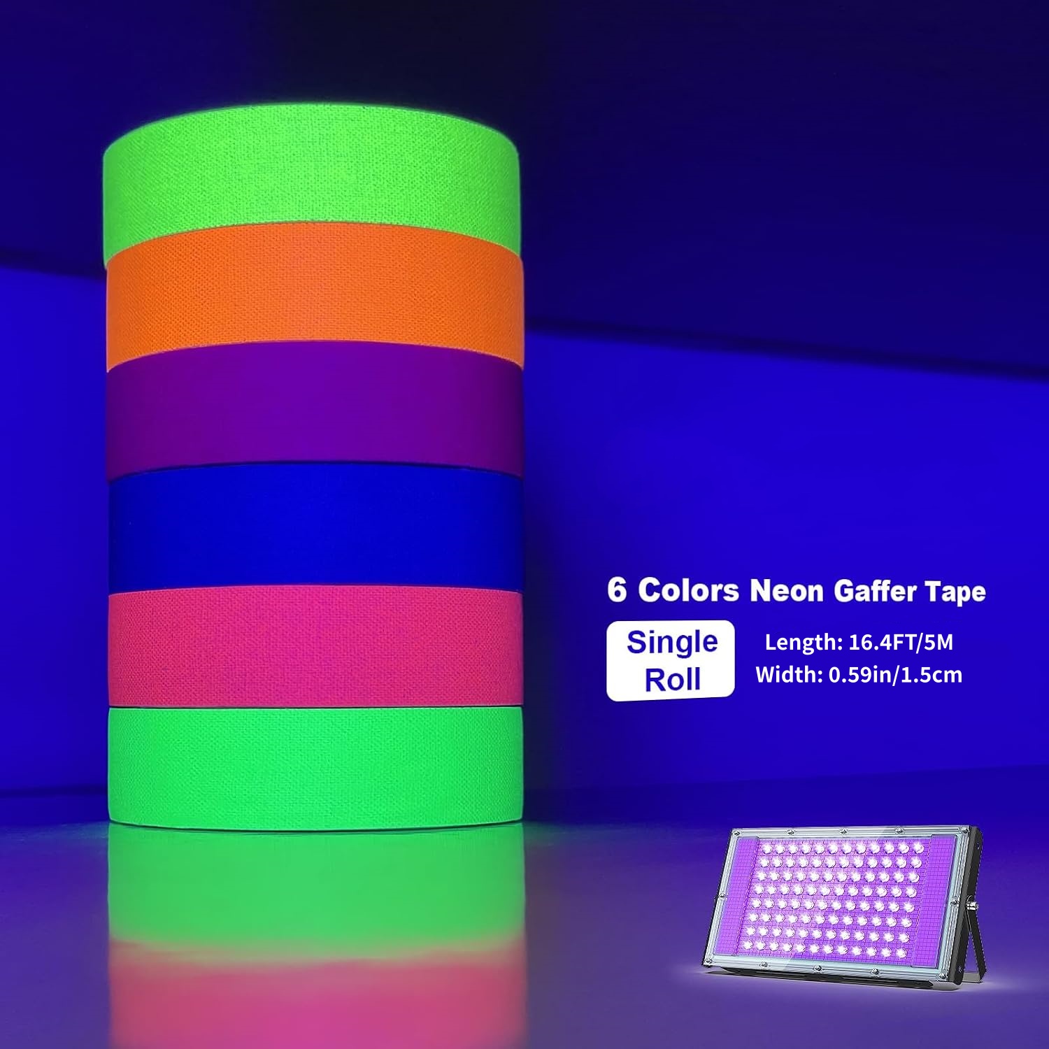Neon light cloth tape, UV part - Woodworking Uv Light 评论和价格