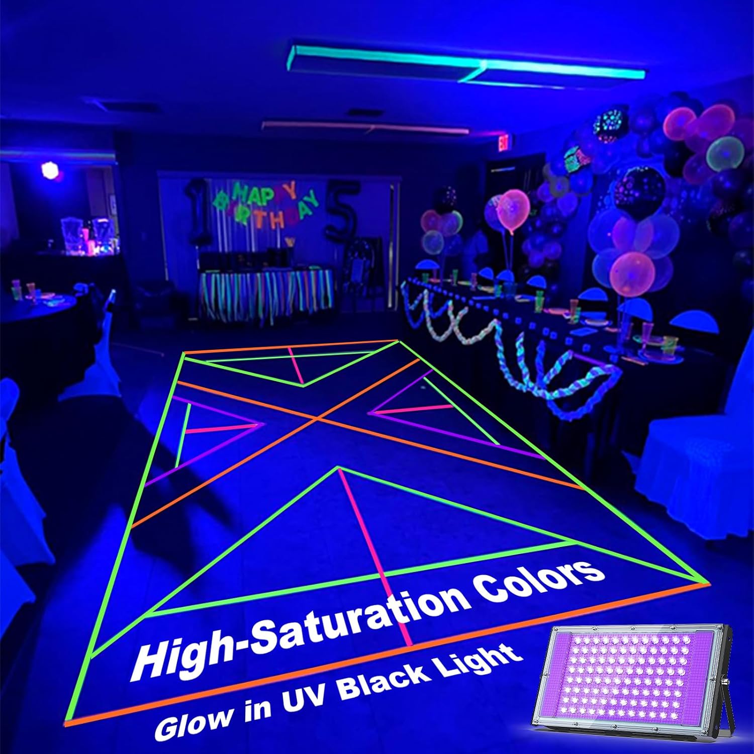 Neon light cloth tape, UV part - Woodworking Uv Light 评论和价格