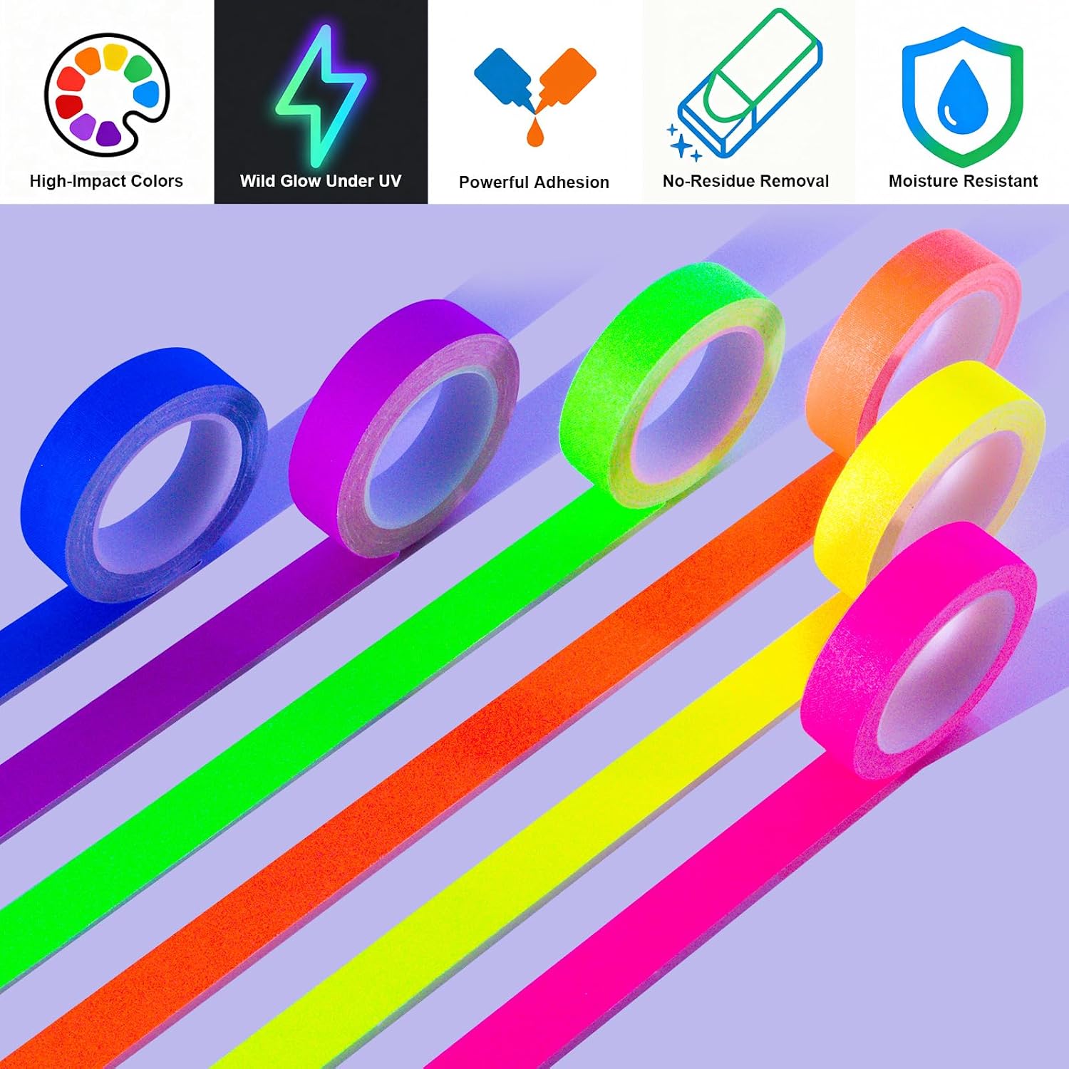 Neon light cloth tape, UV part - Woodworking Uv Light 评论和价格