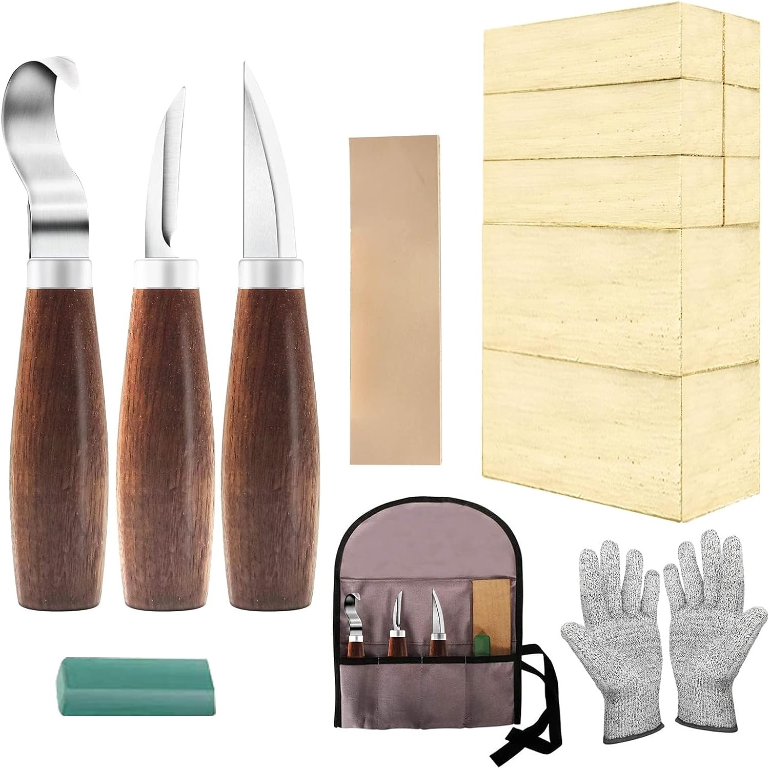 Wood Carving Beginner Kit with - Woodworking Kits For Beginners 评论和价格