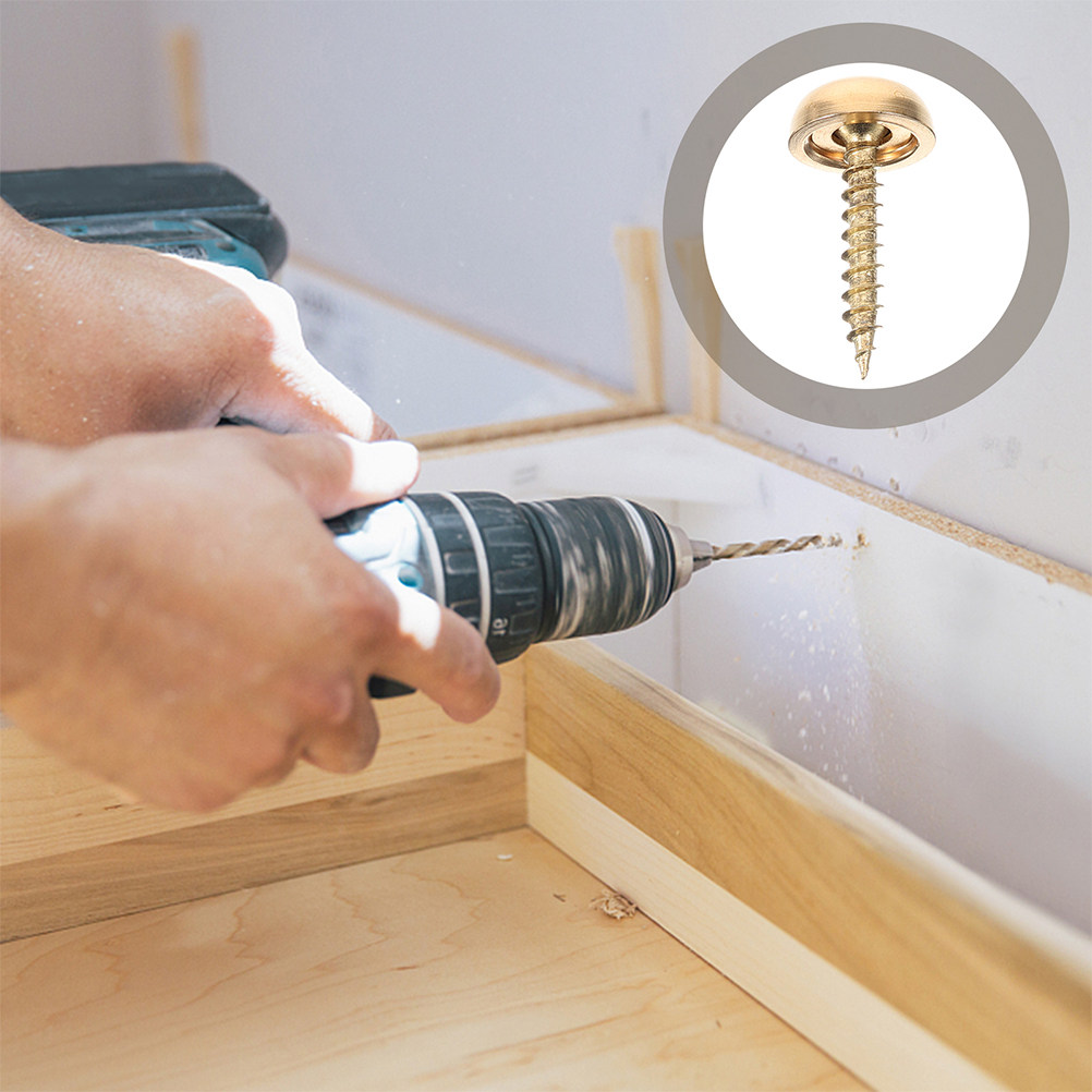 8Pcs Decorative Cap Screws Bra - Woodworking Projects Art 评论和价格