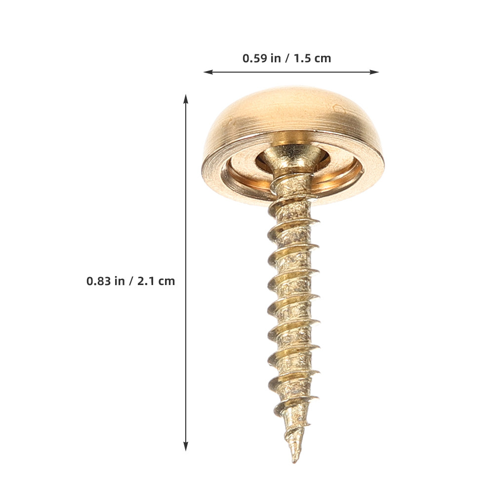 8Pcs Decorative Cap Screws Bra - Woodworking Projects Art 评论和价格